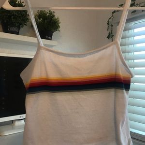 BRANDY MELVILLE RAINBOW STRIPE TANK 🌈